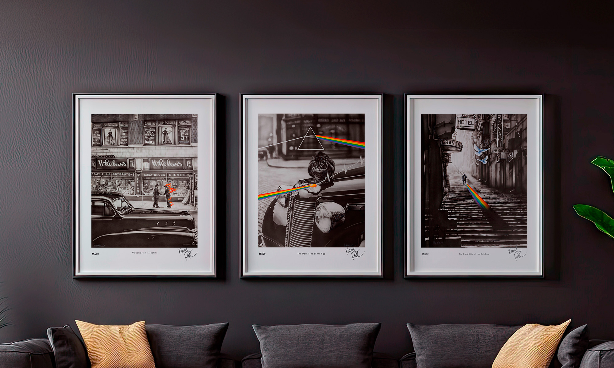 The World According to Floyd - Airbrush illustrations by Karel Kopic